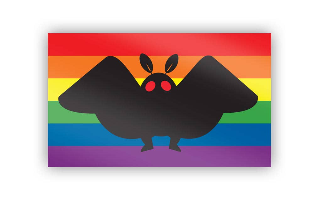 Flags For Good - Vente Autocollant - Autocollant Mothman Pride1