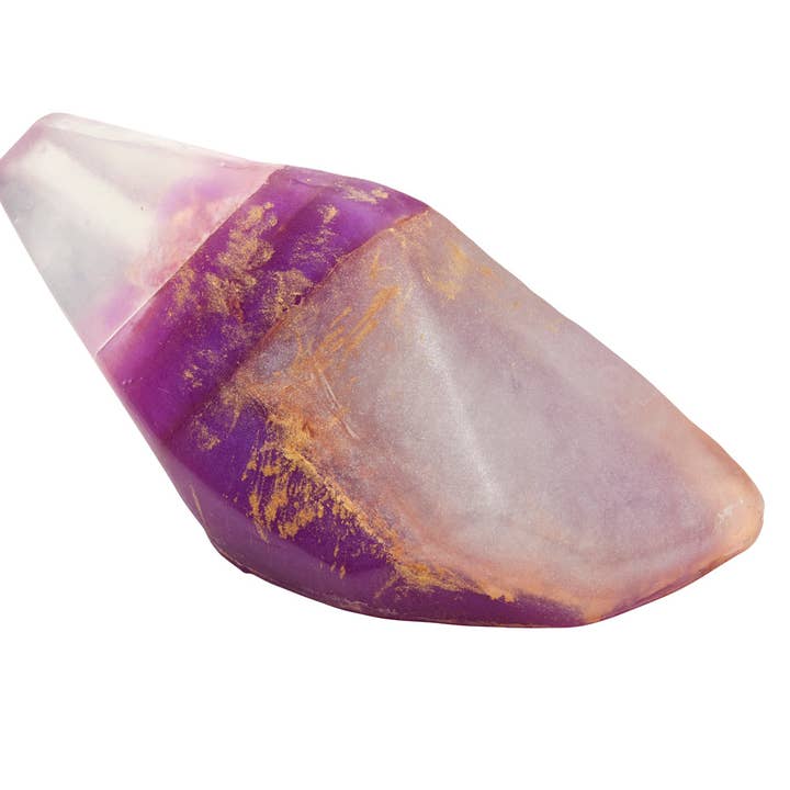 Summer Salt Body - Wholesale Bar Soap - Amethyst Crystal Soap - with hidden gemstone!