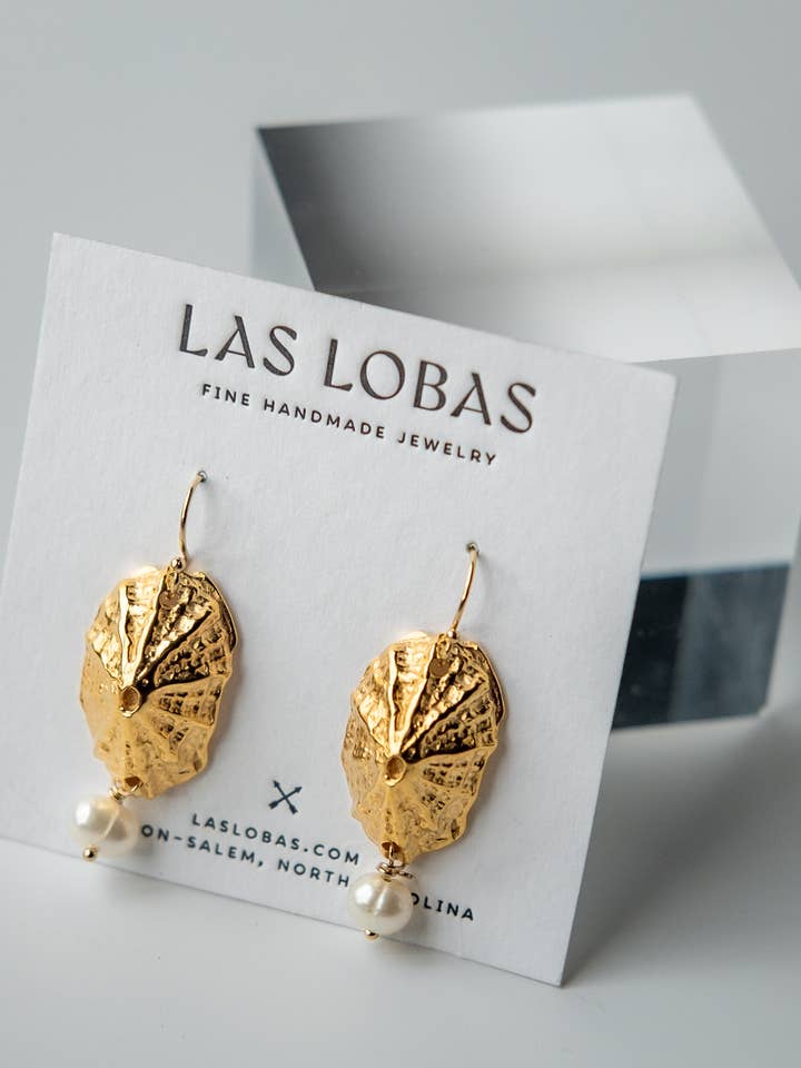 Limpet Pearl oorbellen voor wholesale door Las Lobas