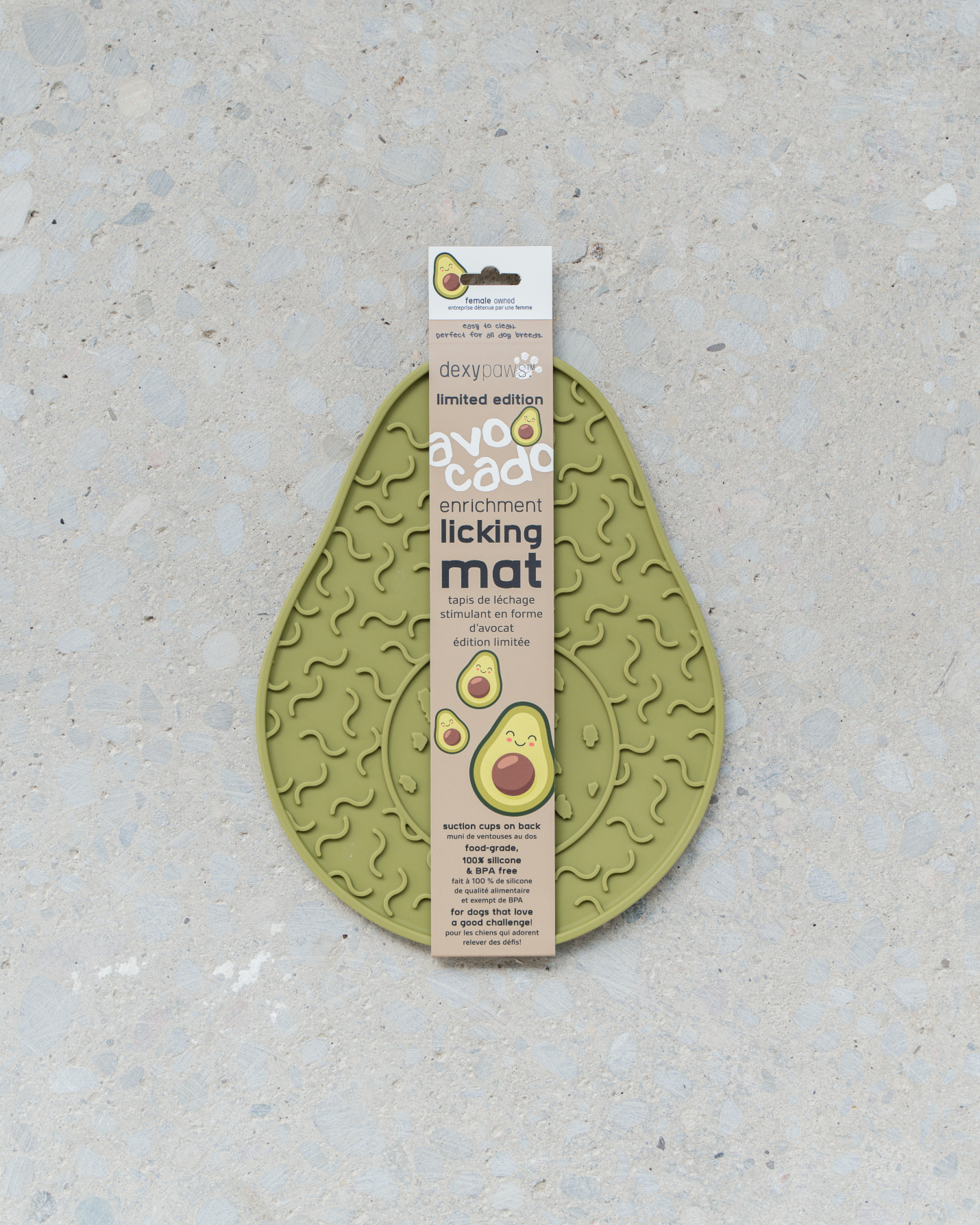 dexypaws - Wholesale Pet Food Mat - Dog - Avocado Enrichment Lick Mat5