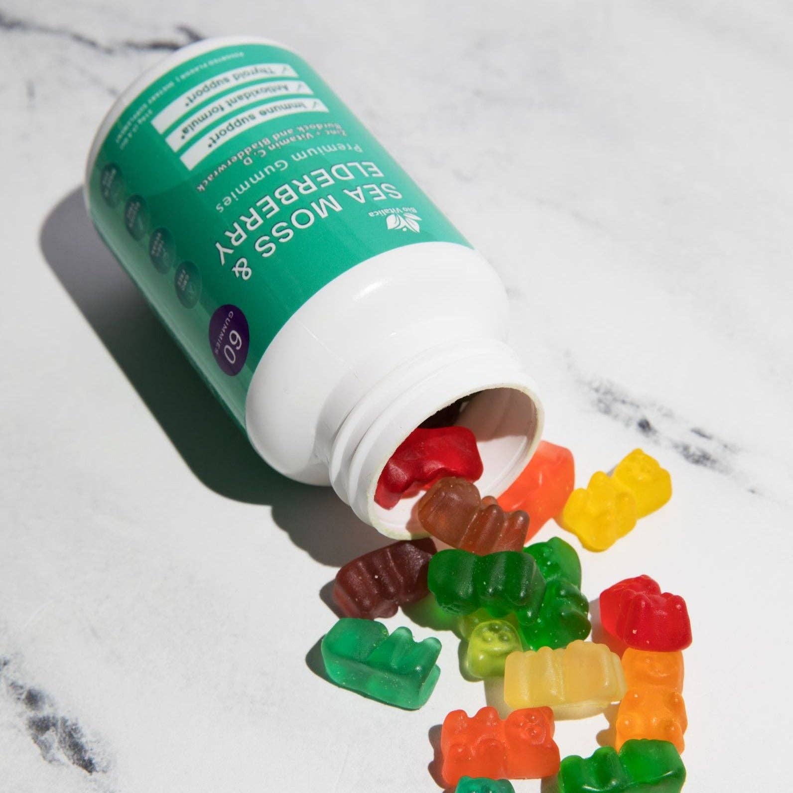 BioVitalica - Wholesale Oral Supplement/Vitamin - Sea Moss Elderberry Gummies5