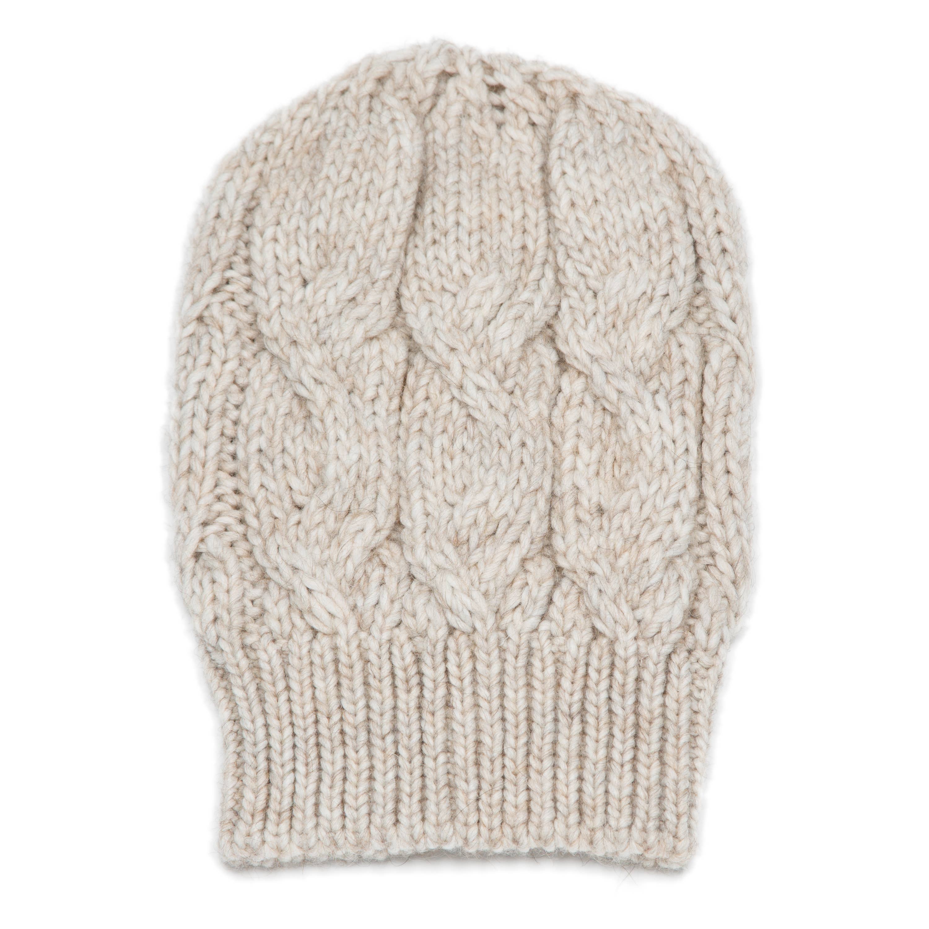 Assia di Brunetti Federica e C. s.a.s. - Wholesale Beanie - Women's - Thelma - Double braided hat in alpaca wool blend6