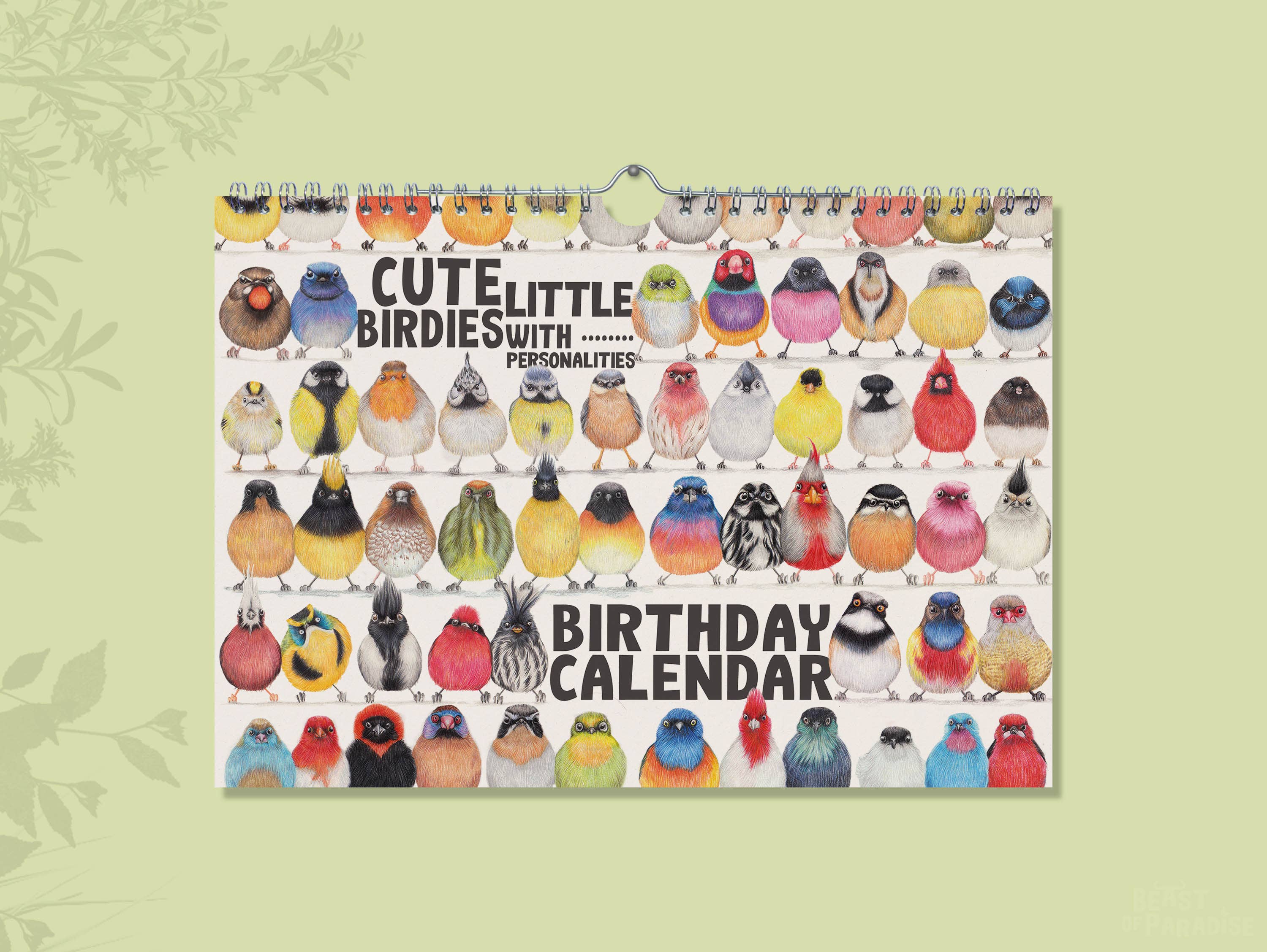 Beast of Paradise - Wholesale Calendar - Birthday Calendar, Perpetual Calendar, Bird Calendar, Animal10