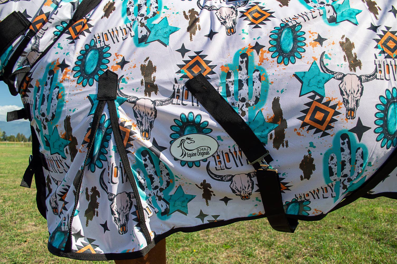 Schulz Equine - Vente Équipement d’équitation - Drap Howdy Fly1