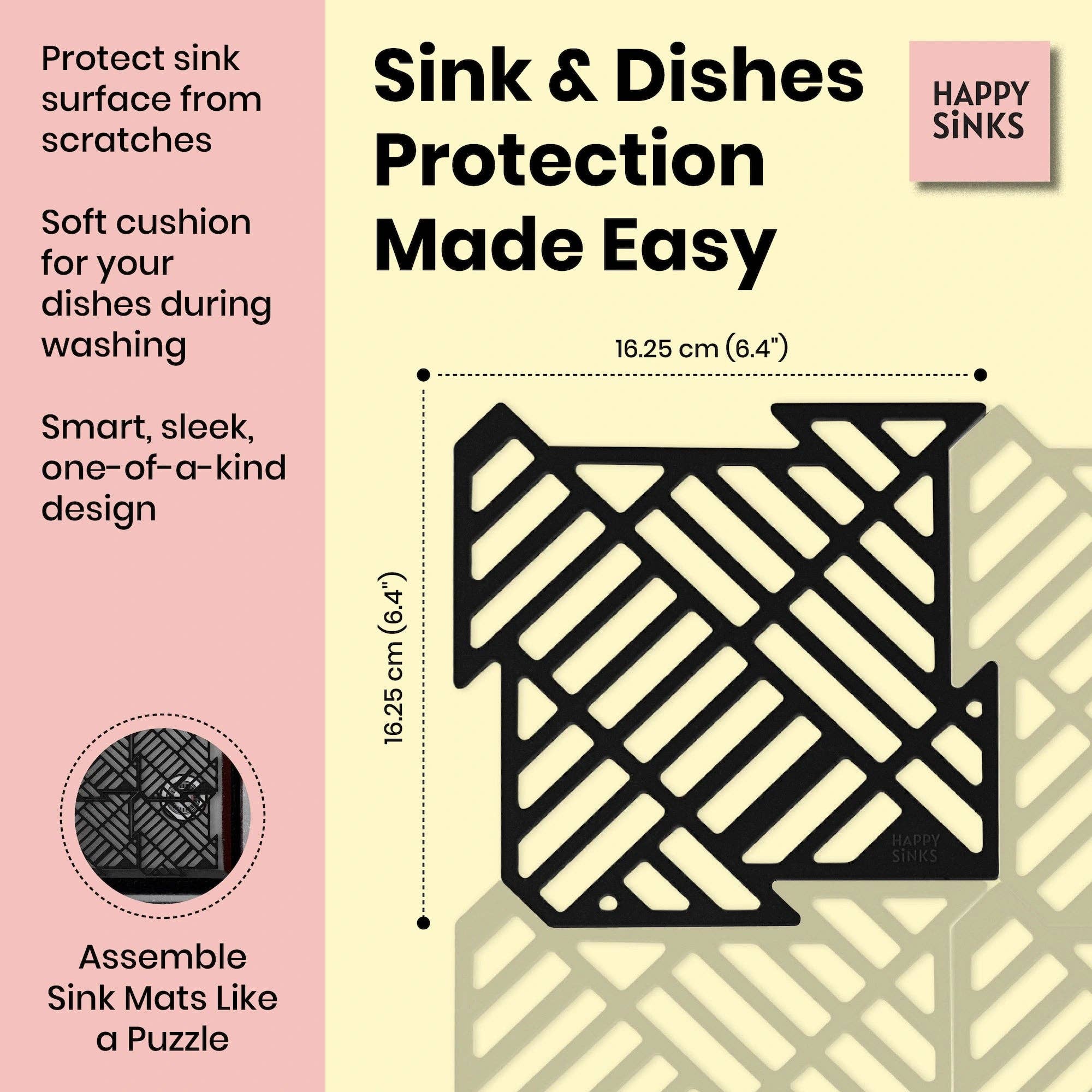 HAPPY SiNKS - Wholesale Sink Strainer/Stopper - Kitchen Sink Mat - Silicone6
