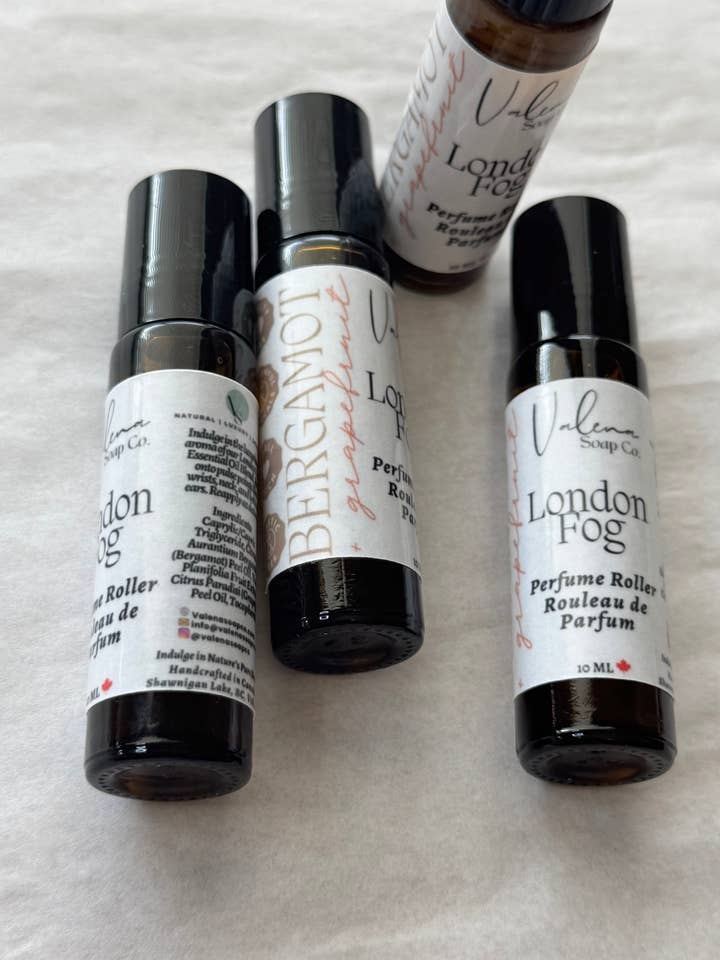 London Fog Perfume Roller for wholesale by Valena Soap Co.