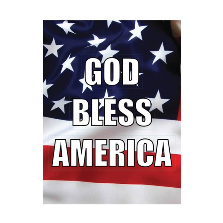 Patriotic Lawn Sign God Bless America for wholesale by AAHS Enterprises
