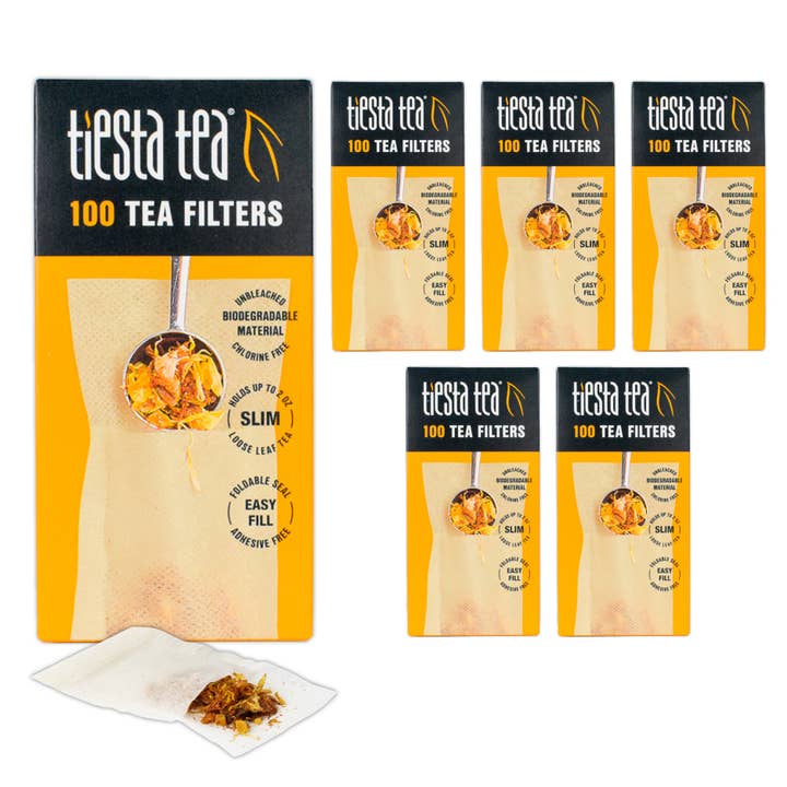 Tiesta Tea Company (loose leaf teas & accessories) - Wholesale Tea Strainer/Infuser - Tea Filters - Biodegradable Loose Leaf Tea Filters (6 Pack)7