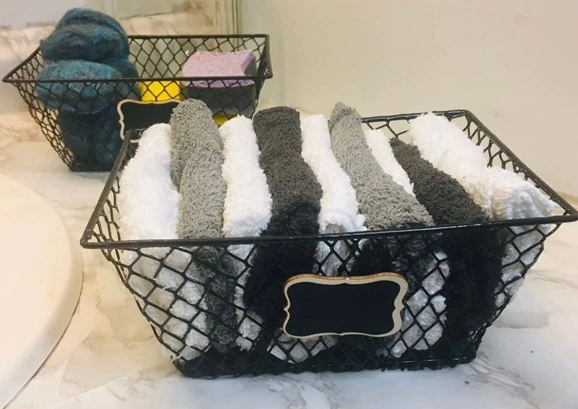 Penny Pinch Decor, LLC - Wholesale Basket - Wire Storage/Organization Baskets with Chalkboard Label3