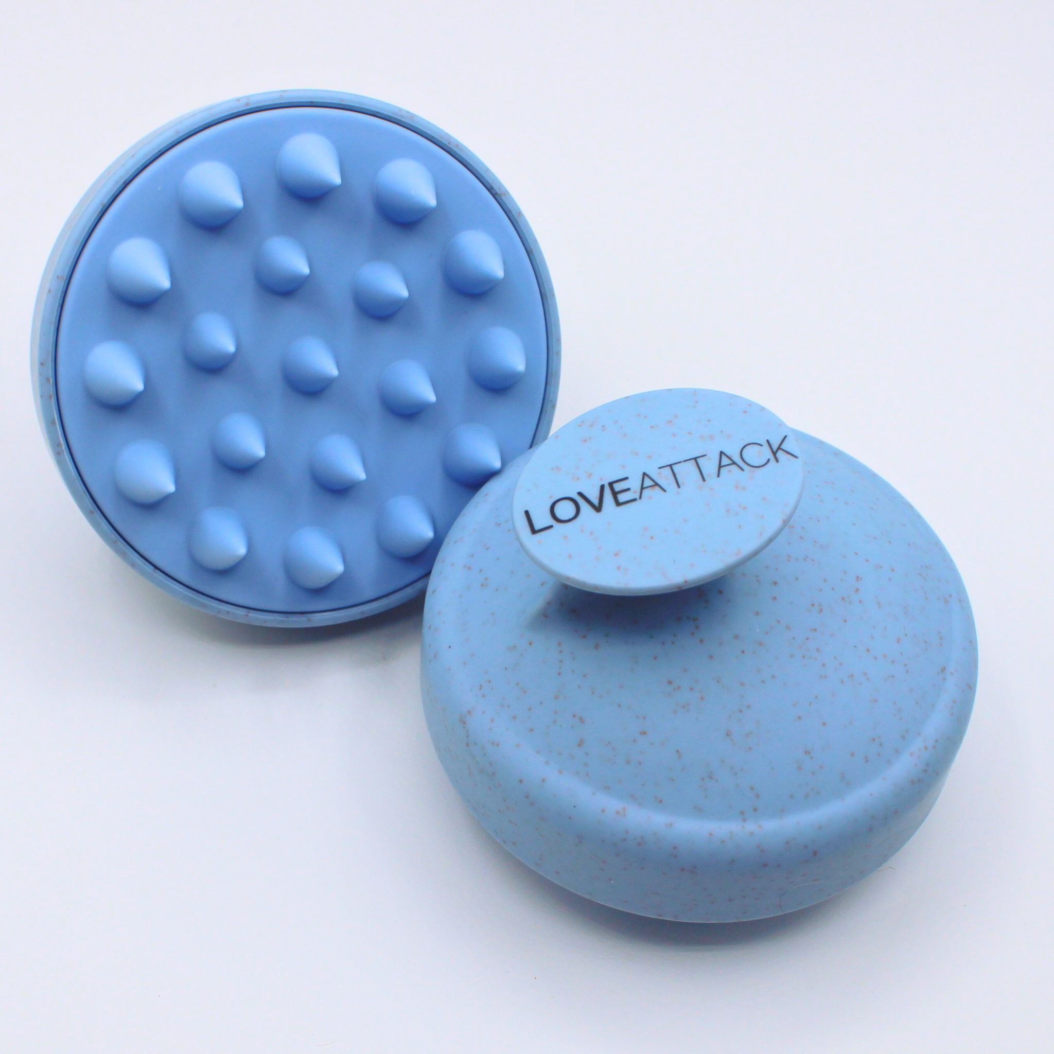 Love Attack – wholesale Head scratcher/massager – Wheat Straw + Silicone Scalp Massager Brush6