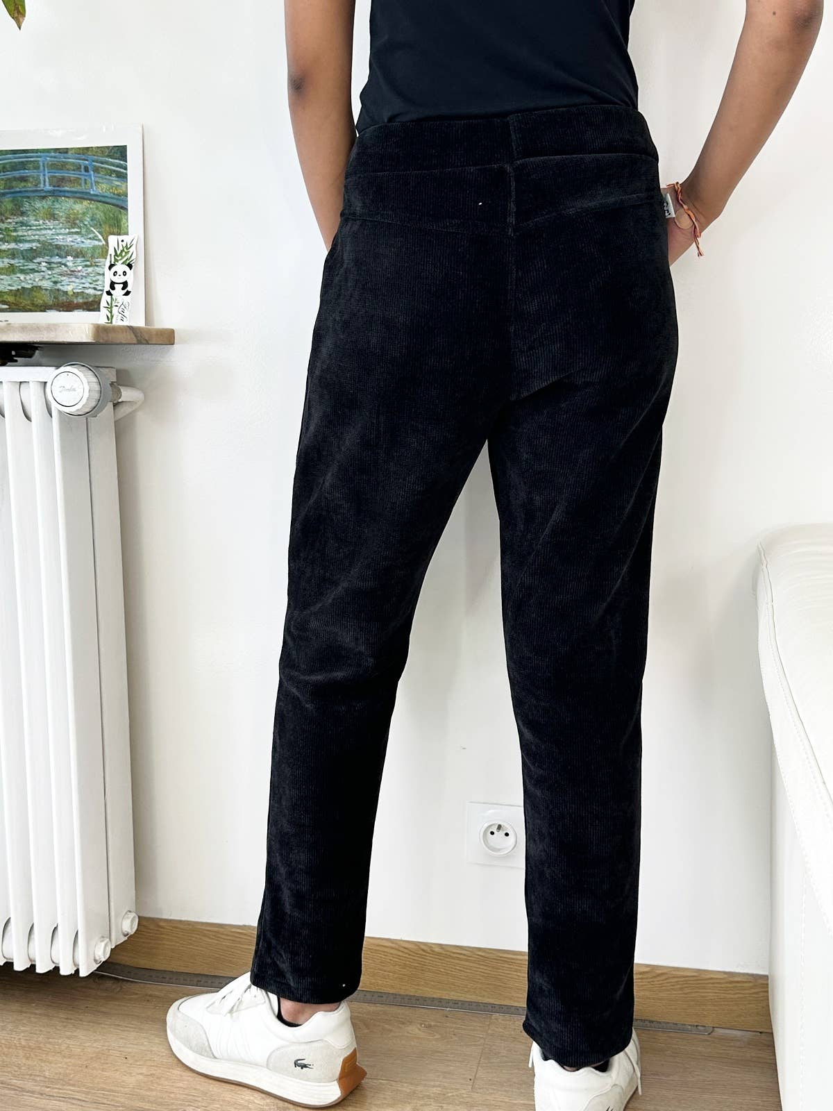 ZAFA PARIS - Vendita all'ingrosso Pantalone - Donna - 56F03P45-Panta-Jogg in velluto con tasca frontale9