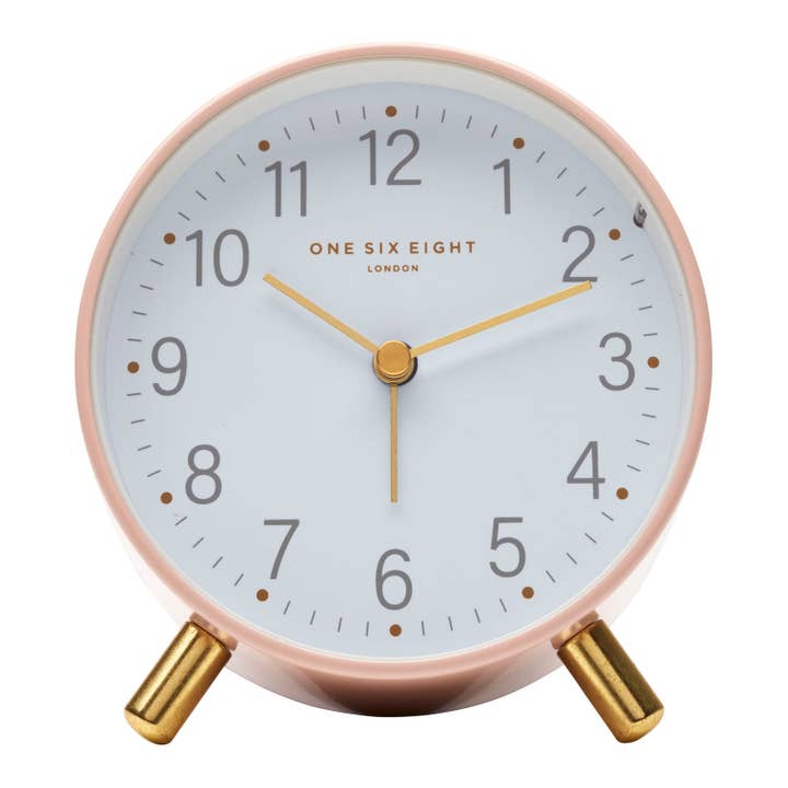 Reloj despertador silencioso Maisie Blush para venta al por mayor de One Six Eight London by PS Home and Living