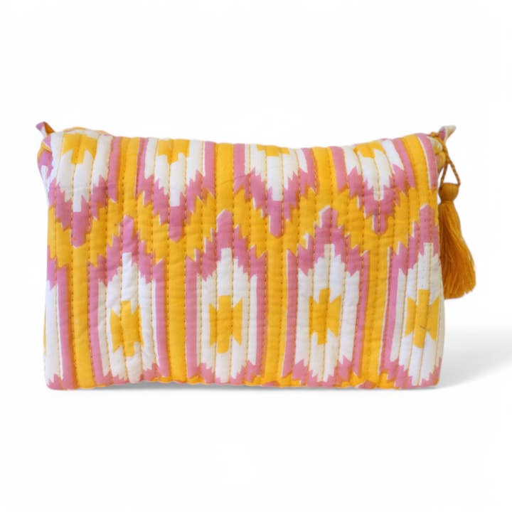 Printed cotton toiletry bag No. 54 for wholesale by Claire Beaugrand