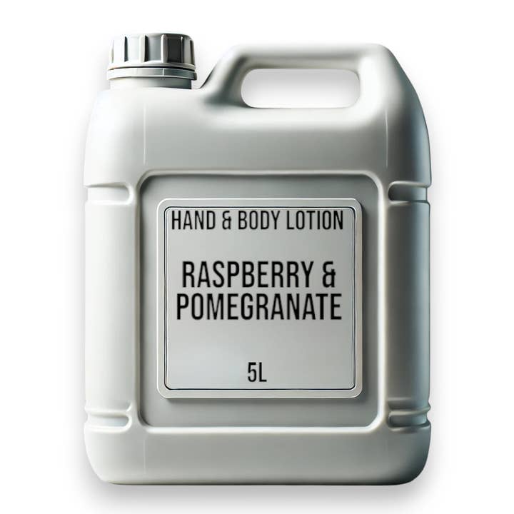 Framboos & Granaatappel Hand- en Bodylotion 25L voor wholesale door AW Aromatics Limited