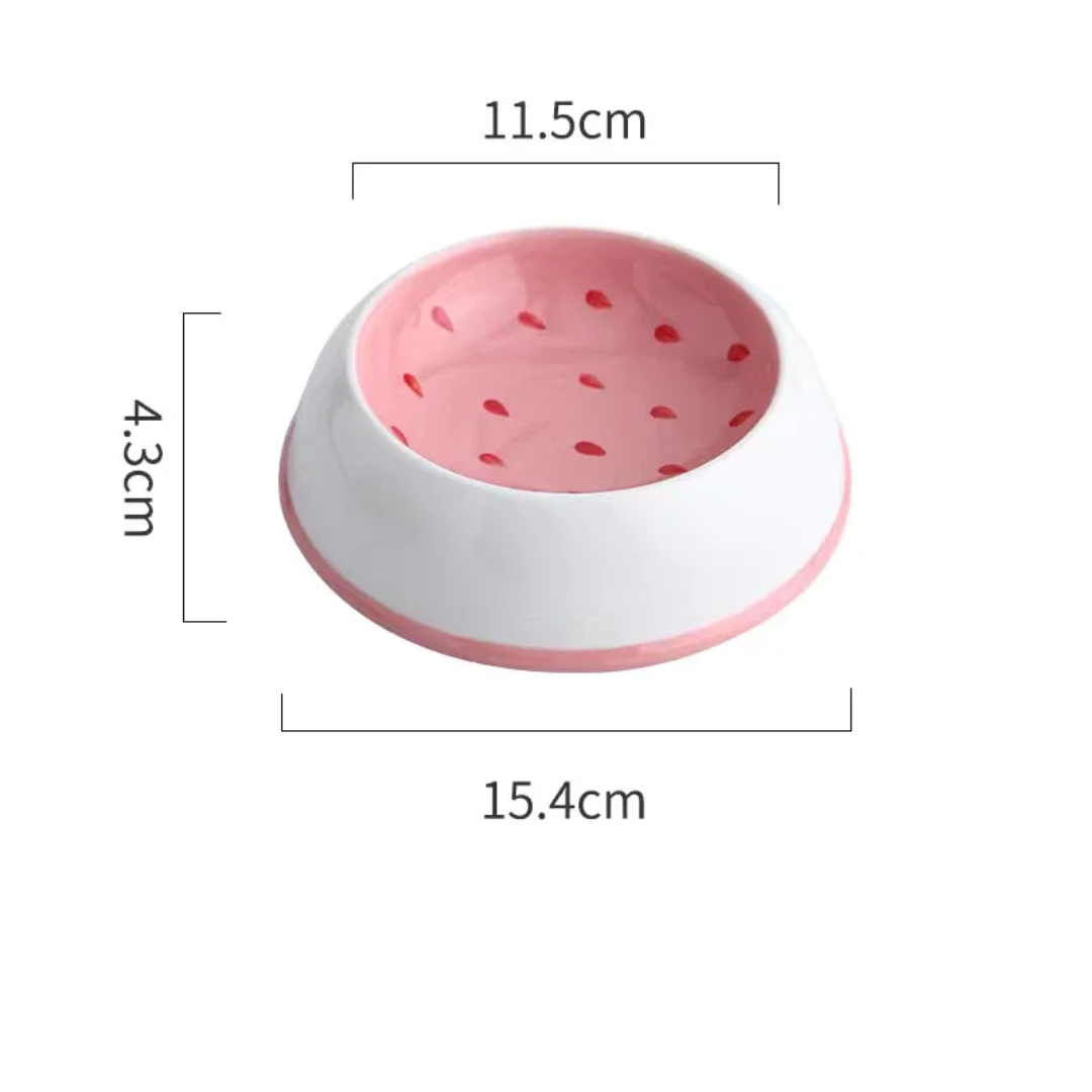 Super Santa - Wholesale Pet Bowl - Cat/Dog - Cute Fruit-Shaped Ceramic Pet Bowls for Cats & Small Dogs2