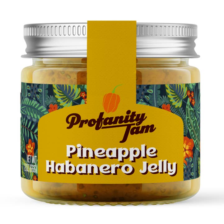 B2B Pineapple Habanero 2oz Case/36 for wholesale by Profanity Jam
