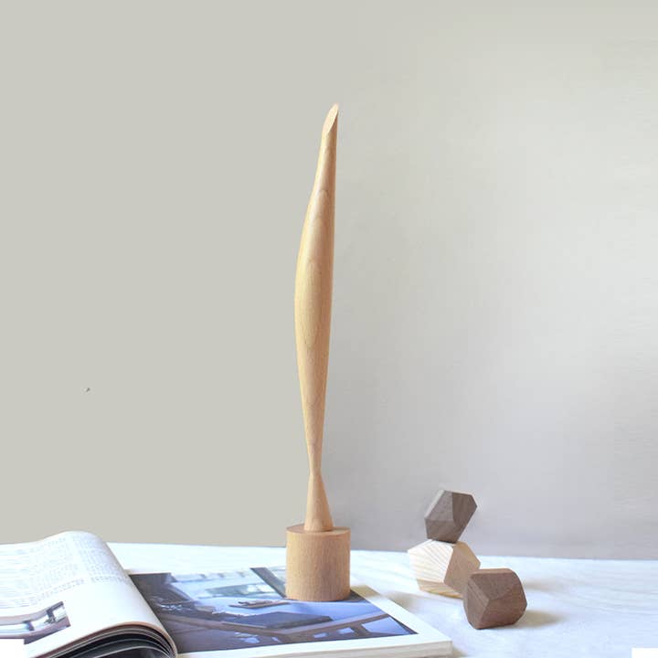 Brancusi series Bird in Space handmade wood sculpture for wholesale by Senser Woodcraft