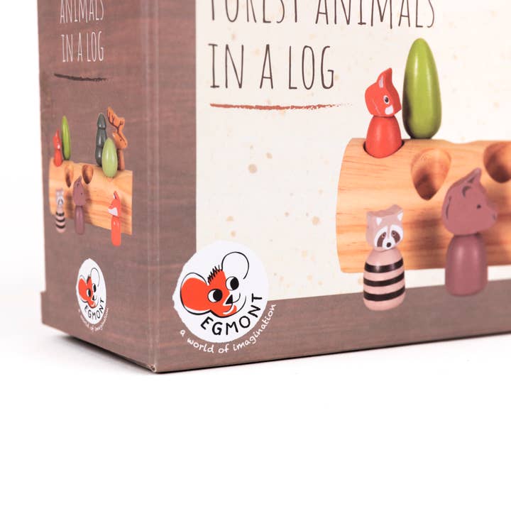 Egmont - Wholesale Wood Toy - Kids - Forest Animals In A Log15