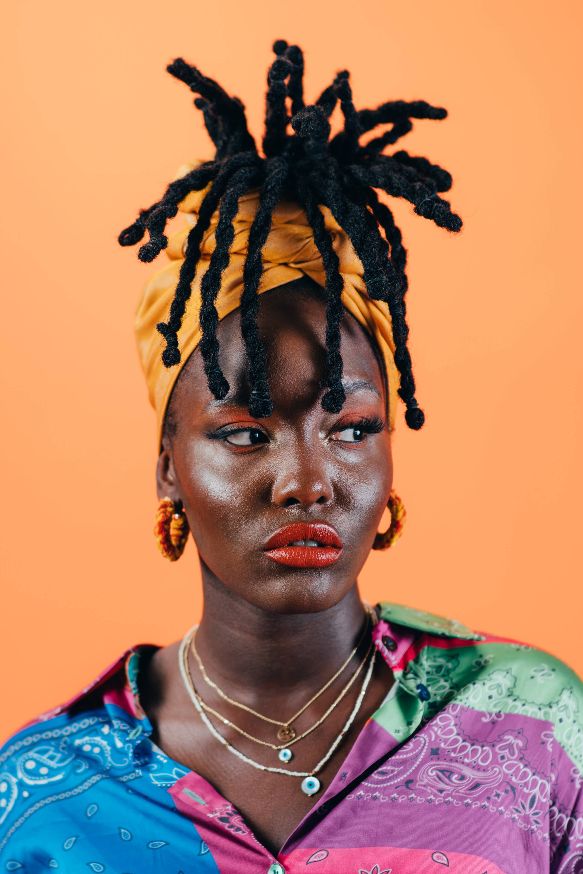 Seraphtive LLC - Wholesale Hoop Earrings - Itty Bitty Sunset Hoops in Solar1