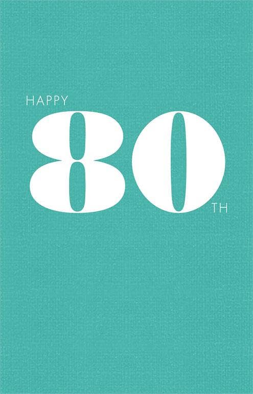 Found Image Press - Wholesale Sticker - Sticker HB-499 Happy 80th0