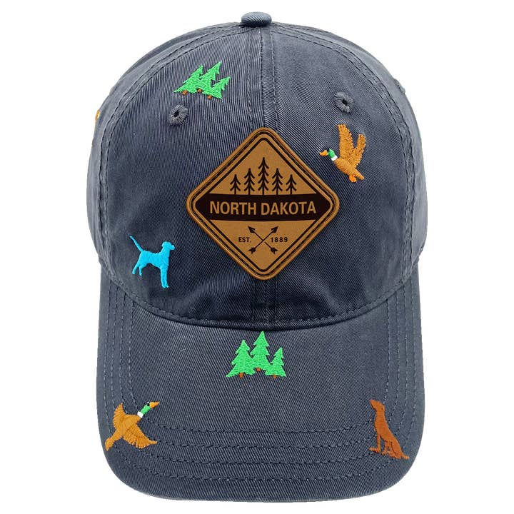Northern Icons Creations INC - Wholesale Baseball Cap - Unisex - North Dakota Wilderness Adventure Cap