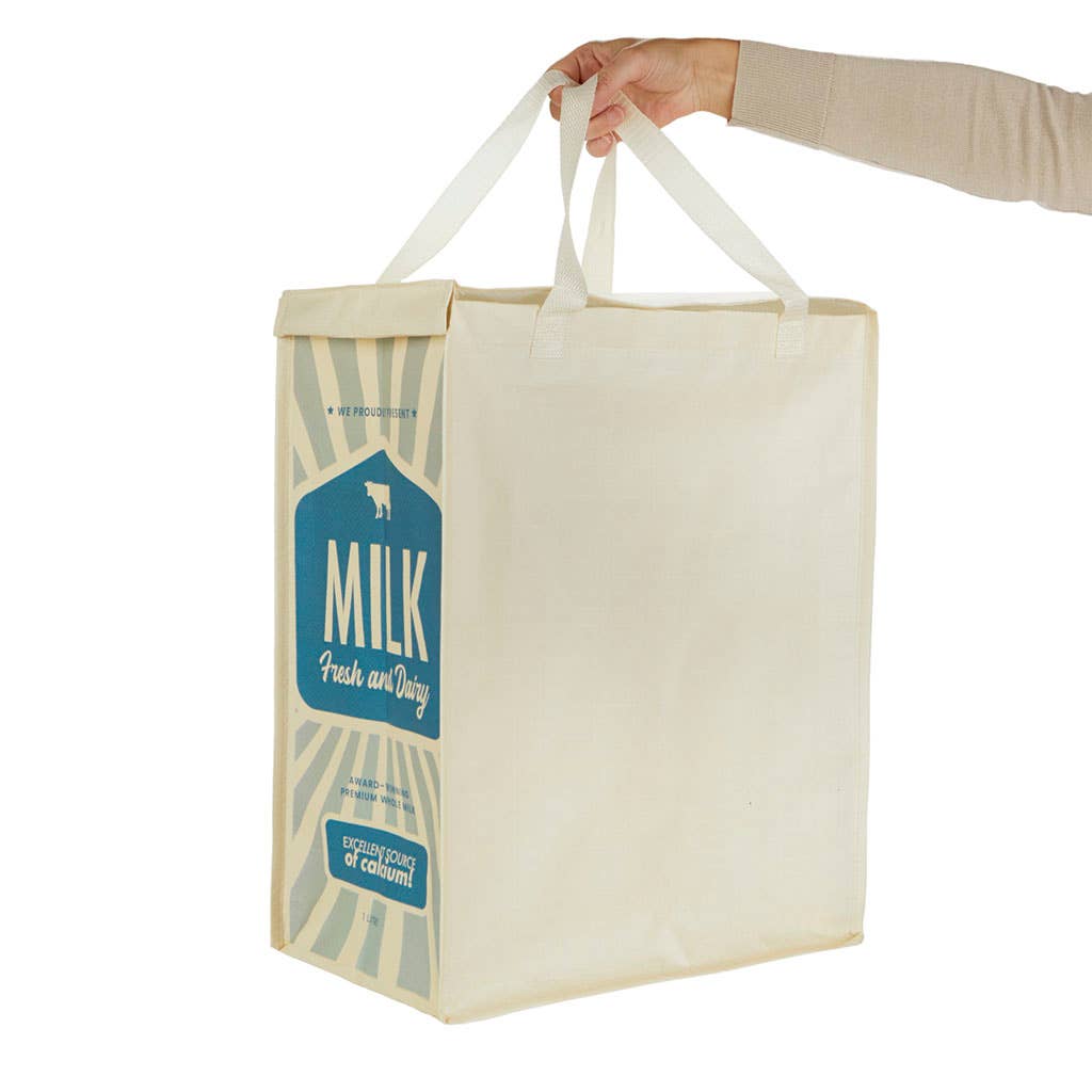 Balvi - Wholesale Grocery/Shopping Bag - Retro recycling bag set X3 PP recycled3