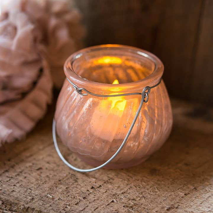 Weddingstar Inc. - Wholesale Candle holder - Miniature Glass Tealight Holder With Wire Hanger (6)2