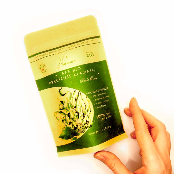 Naturare - Wholesale Protein/Superfood Powder - PRECIOUS KLAMATH AFA ORGANIC 2000mg - High Nutrition