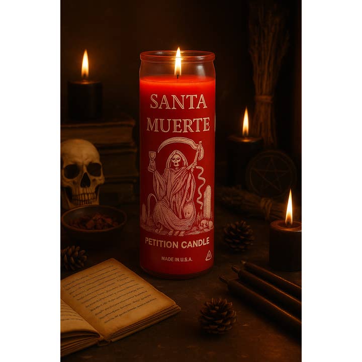 The Spiritual Alchemists - Wholesale Votive Candle - Santa Muerte Petition Candle1