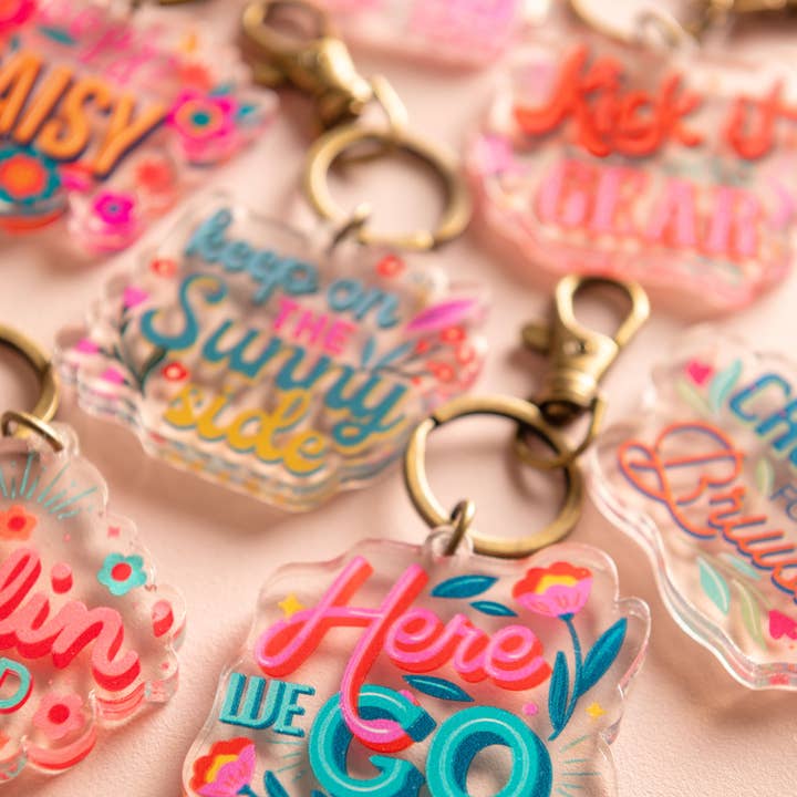 Karma - Wholesale Keychain - Women's - Acrylic Keychains1