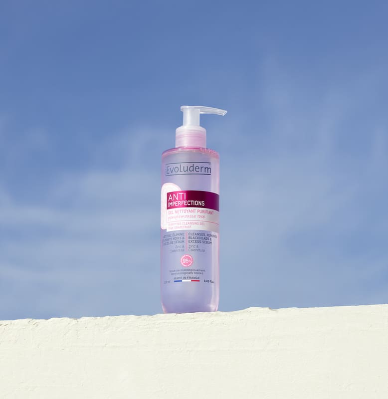 Evoluderm – Großhandel Gesichtsreinigung – Anti-Unreinheiten Klärendes Reinigungsgel2