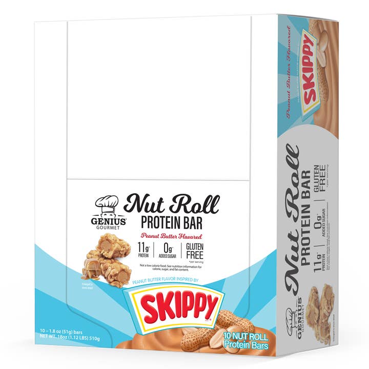 Skippy Protein Nut Roll for wholesale by Genius Gourmet