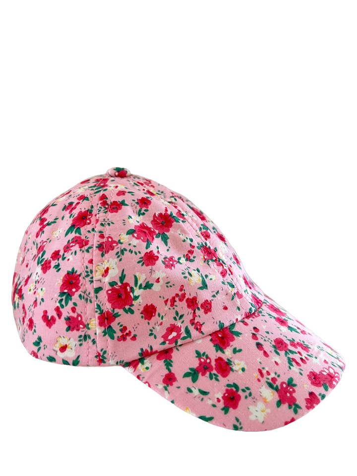 Gorra de béisbol para niños, Maisie Floral para venta al por mayor de SpearmintLOVE