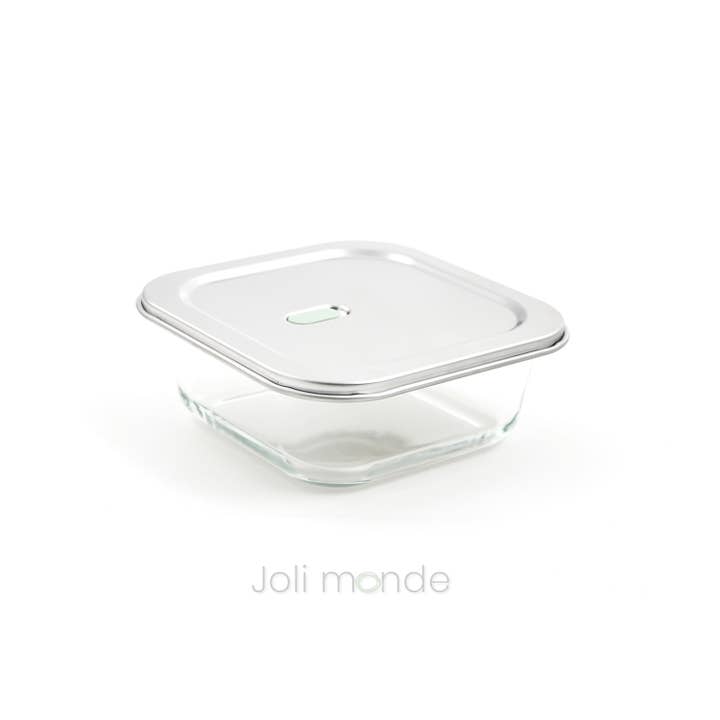 Joli Monde - Wholesale Food Storage Container - Glass & stainless steel container 800ml - Joli Monde1