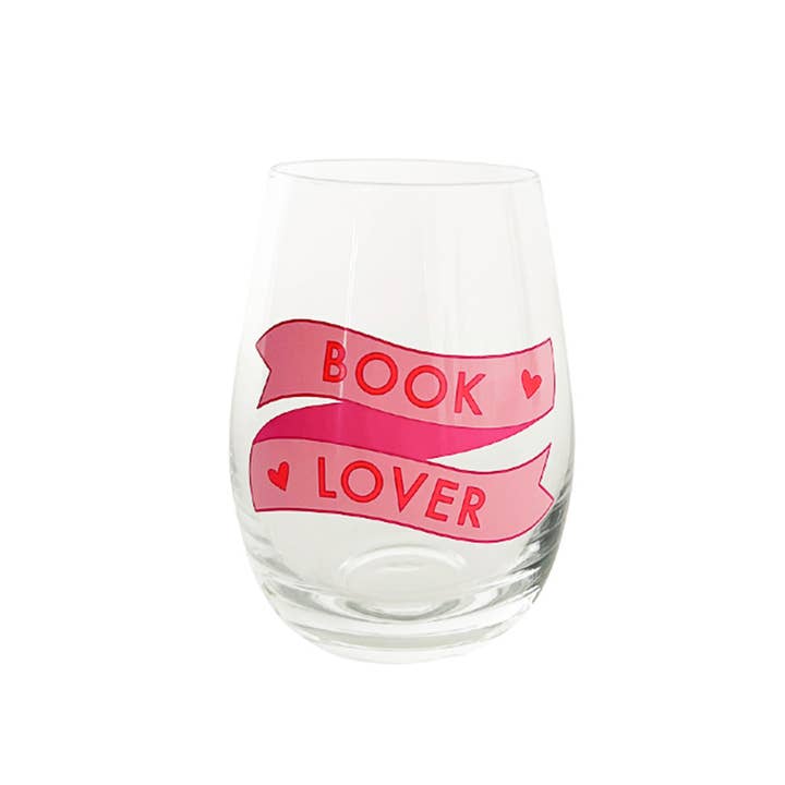 Jollity & Co. + Daydream Society - Vendita all'ingrosso Bicchieri da vino - Bicchiere da vino Book Club «Book Lover»