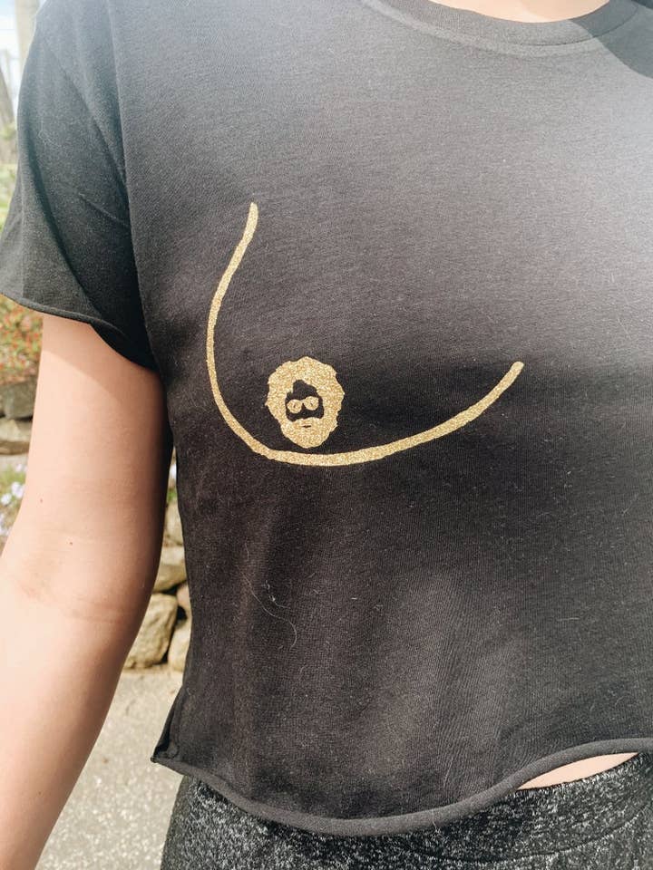 True Lucia - Wholesale Screen Printed T-Shirt - Women's - Jerry Garcia Nips