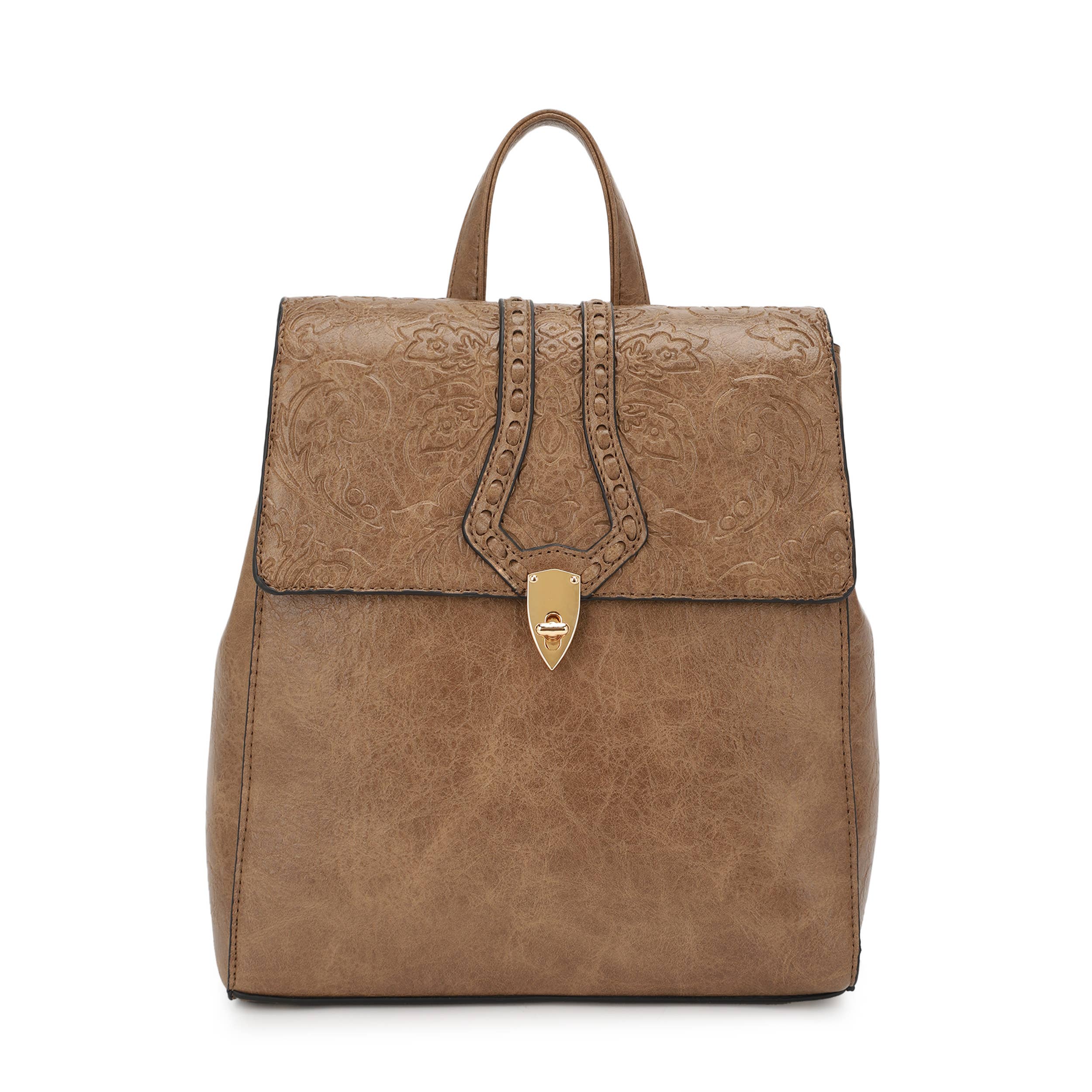 KAYLA+AVA – Großhandel Rucksack – Damen – Montana Rucksack im Westernstil mit Hibiskusmuster und Prägung4