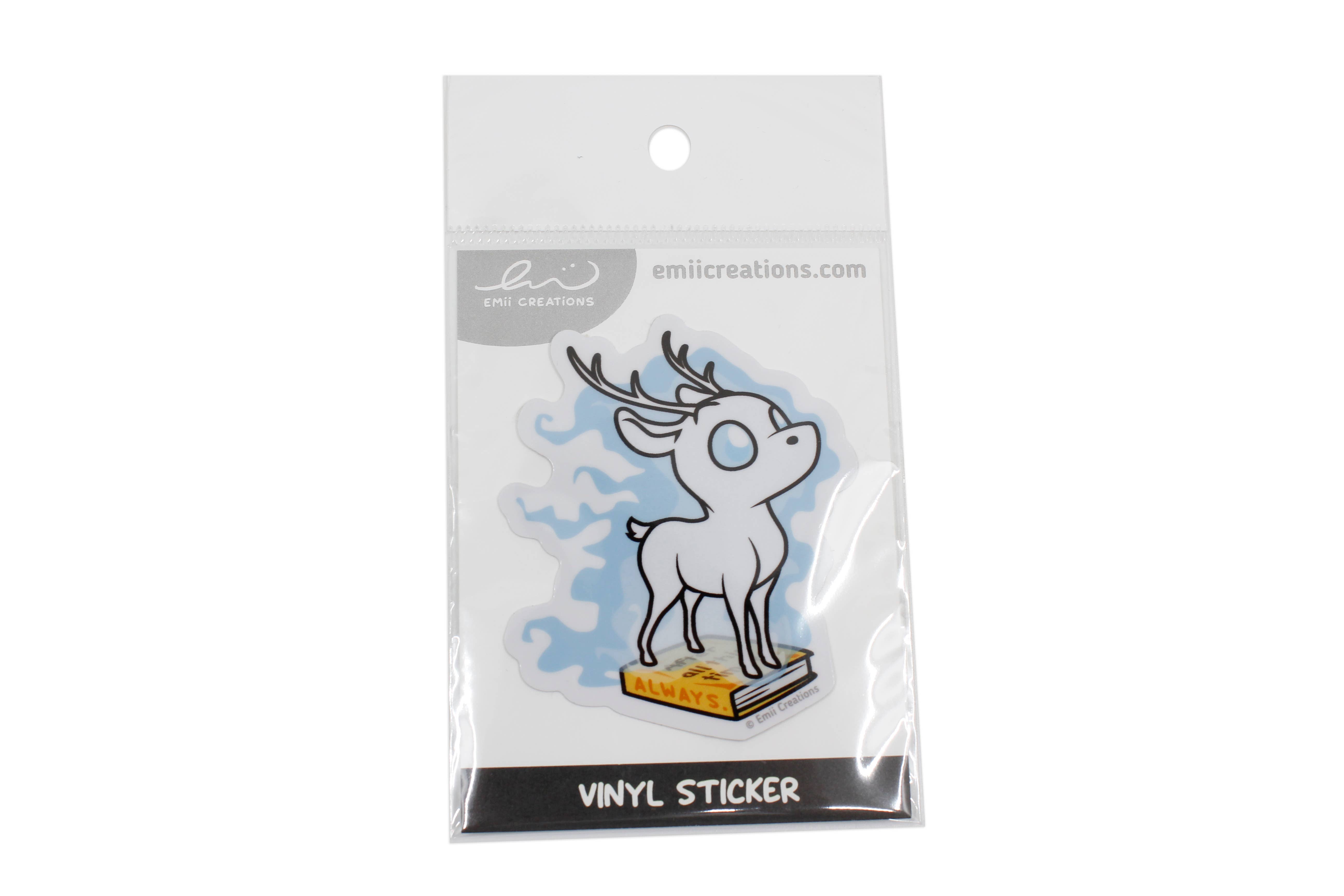 Emii Creations - Wholesale Sticker - Stag Patronus Sticker - Magical Witchy1