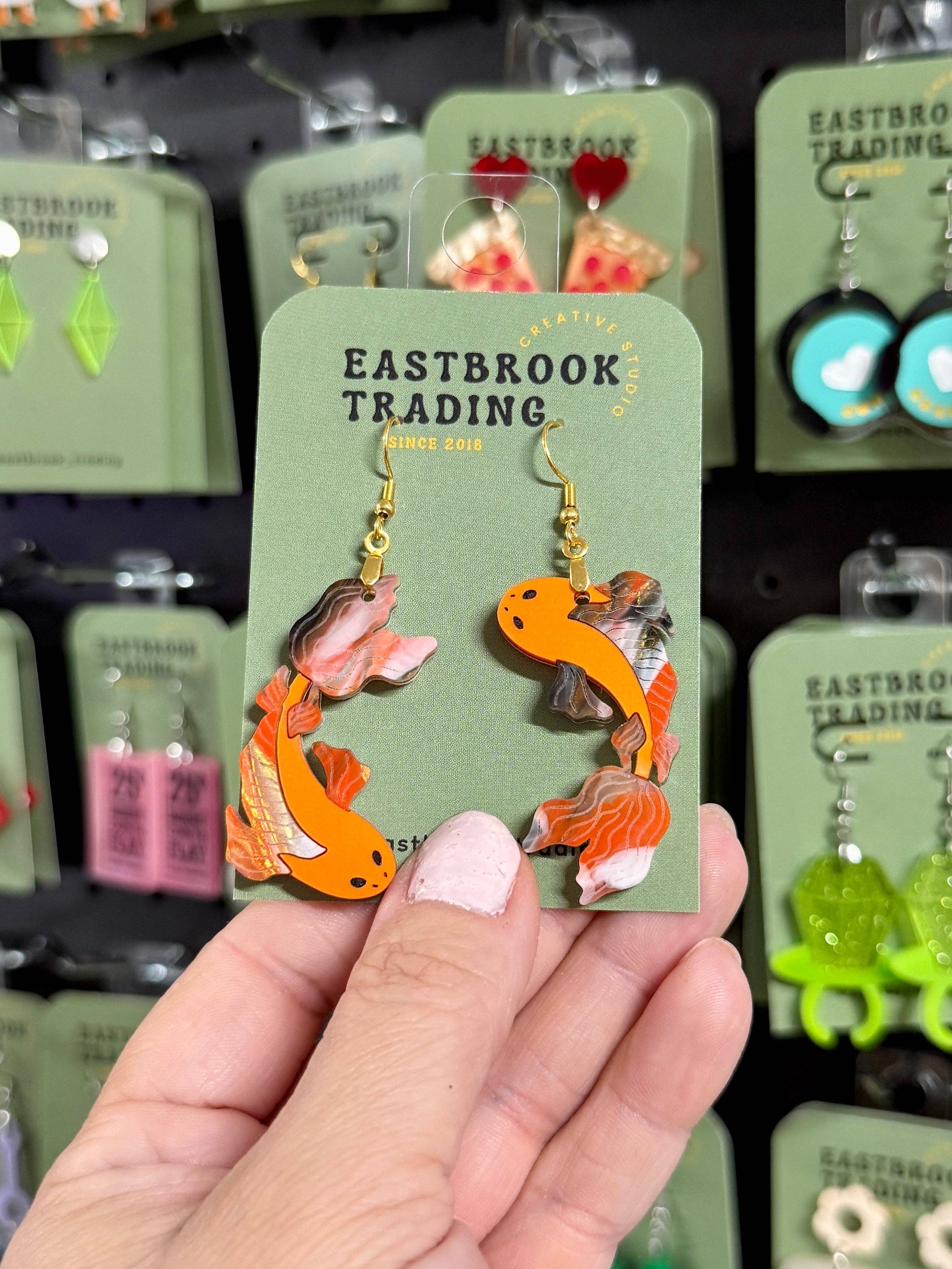 Eastbrook Trading - Wholesale Dangle Earrings - Koi Fish earrings