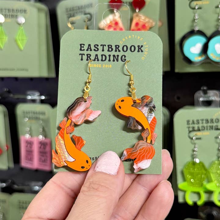 Eastbrook Trading - Wholesale Dangle Earrings - Koi Fish earrings0