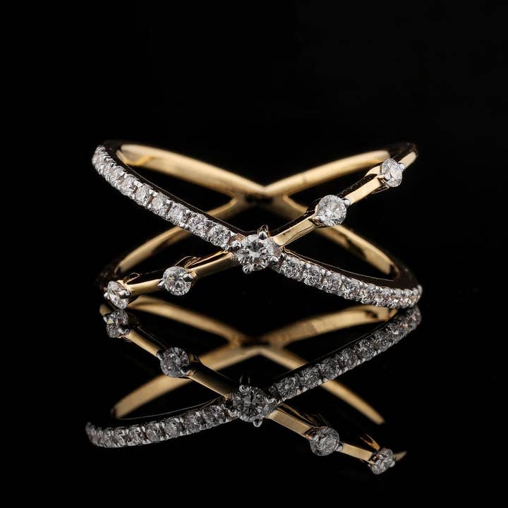 Sandee Crossroads Ring for wholesale by Karia Diamonds