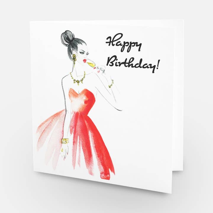 Happy Birthday Darling Card for wholesale by Fairely