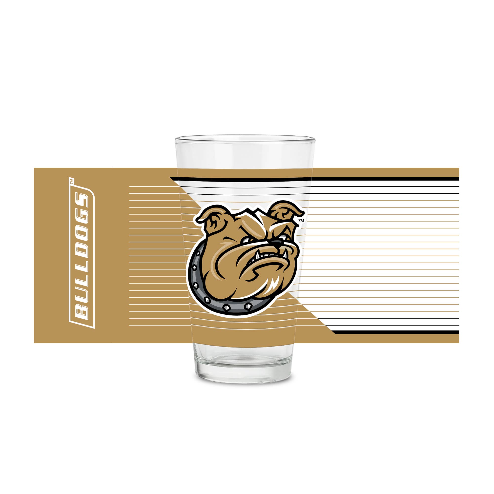 Rico Industries - Wholesale Beer Glass/Mug - NCAA  Bryant Bulldogs  16 oz Pint Glass4