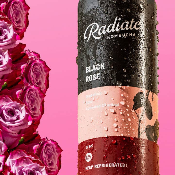 RADIATE MIAMI - Wholesale Kombucha - Black Rose Kombucha1