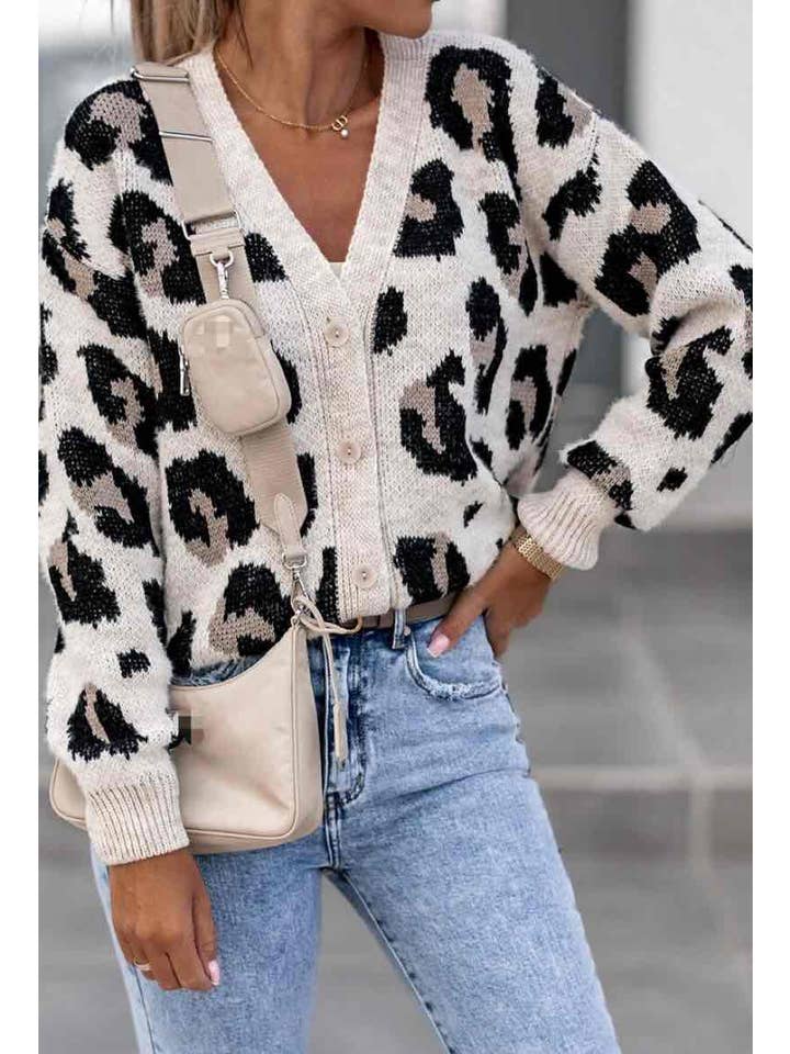 Print Leopard vest - 1381 for wholesale on Faire