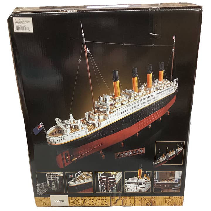 Texas Toy Distribution - Vente Jeu construction – enfant - Kit ultime de construction Titanic 9090 pièces1