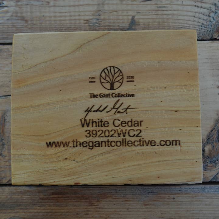 Indiana White Cedar Cigar Ashtray for wholesale by The Gant Collective