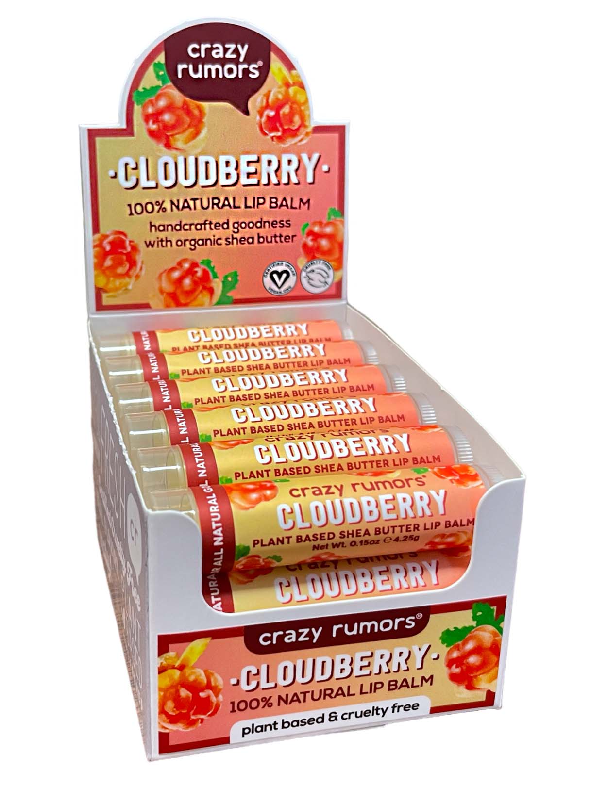 Crazy Rumors - Wholesale Lip Balm - All Natural, Vegan Cloudberry Lip Balm2