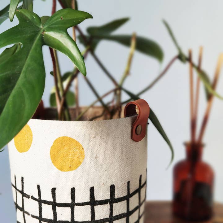 The Ink Job - Wholesale Plant Pot - Minimal Fabric Planter2