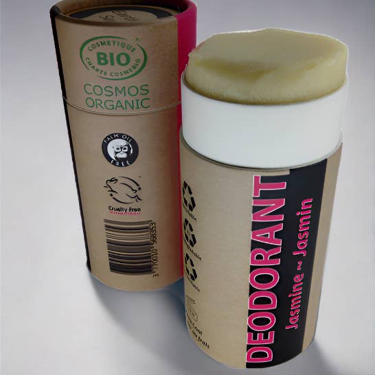 Desodorante Natural Certificado Orgánico - Jazmín 100 ml - 1 unidad - Embalaje de papel 100% reciclado para venta al por mayor de Earth Sense Organics SAS
